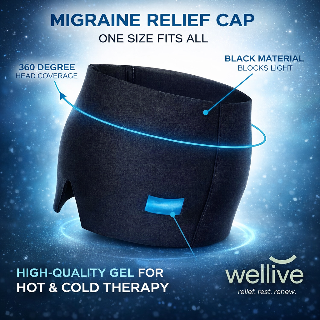 Migraine & Headache Relief Cap