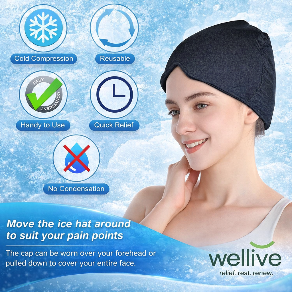 Migraine & Headache Relief Cap