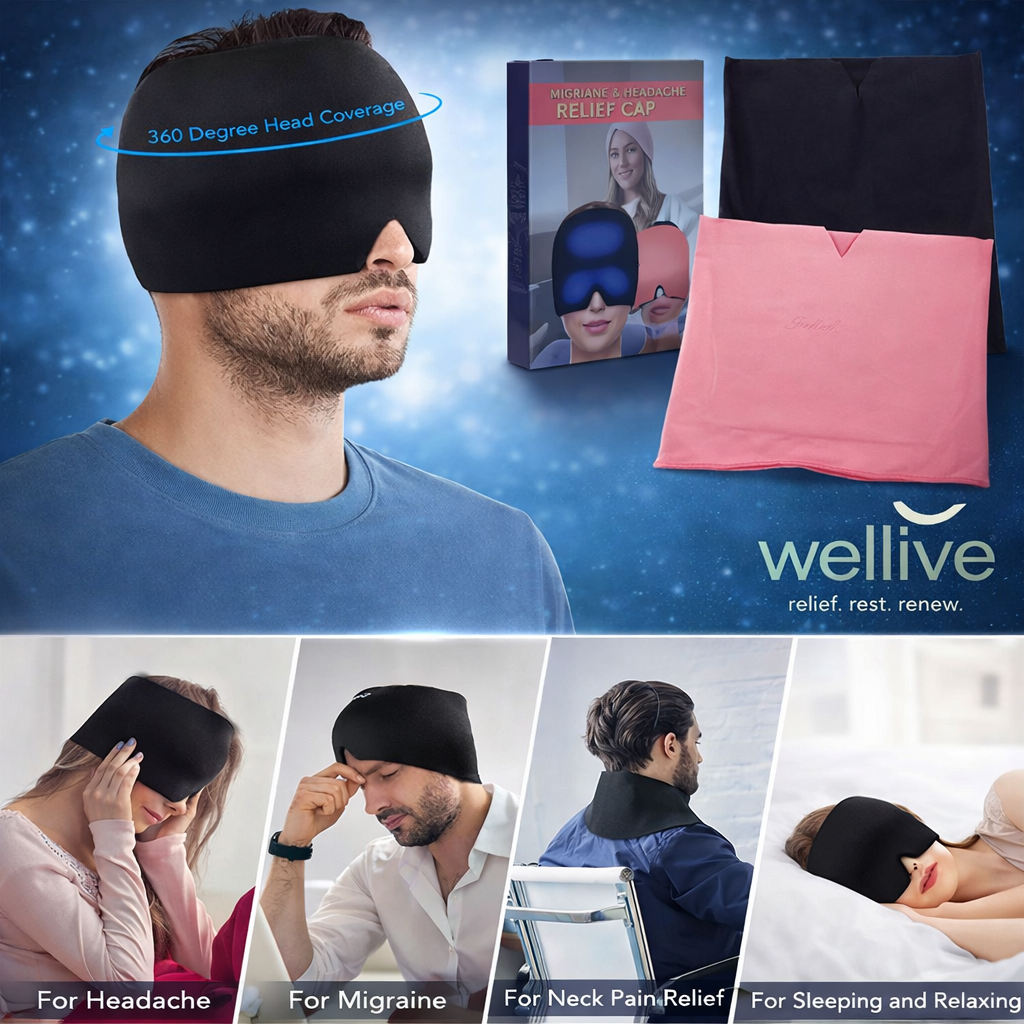 Migraine & Headache Relief Cap