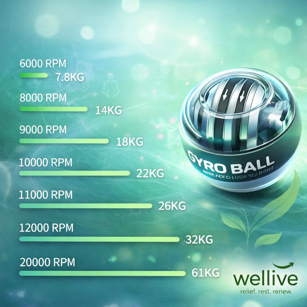 Gyro Ball – Wrist Strengthener & Stress Reliever