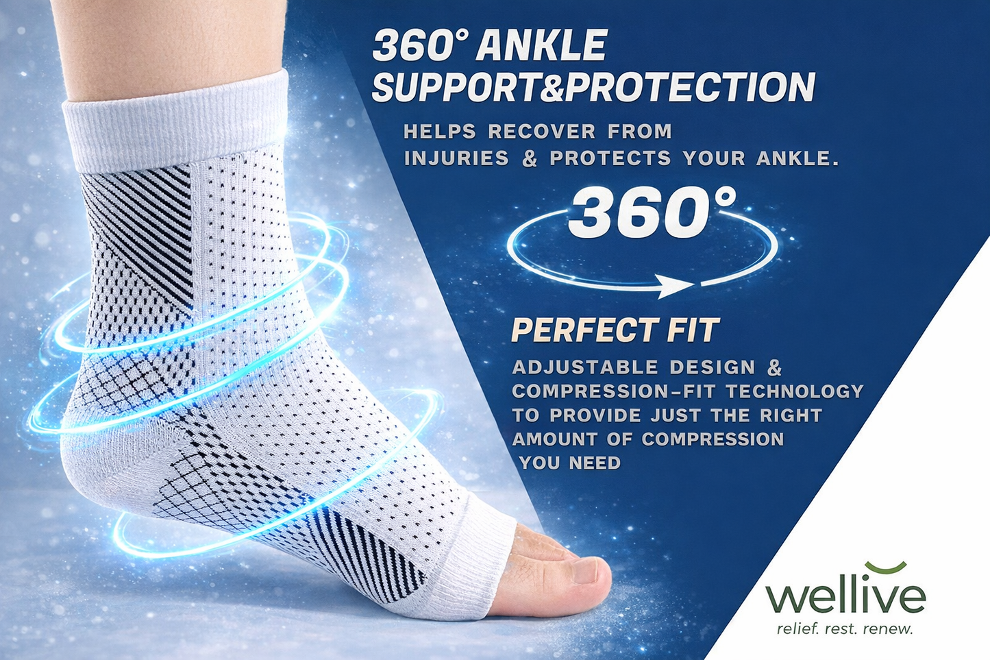 Neuropathy Compression Socks (1 Pair)