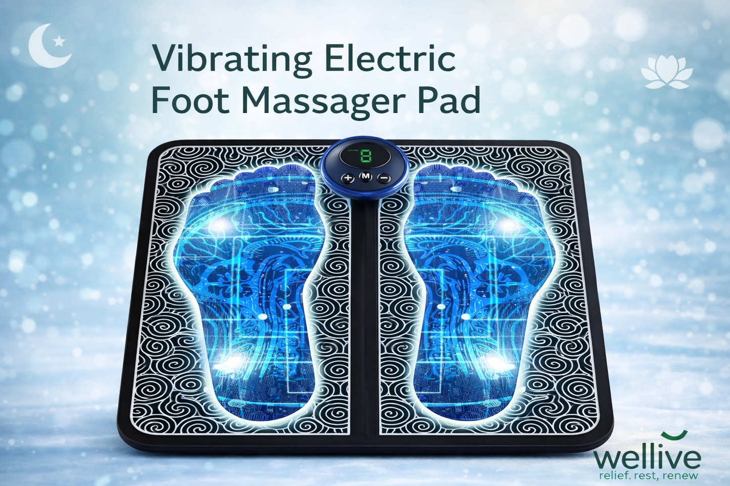Vibrating Electric Foot Massager Pad