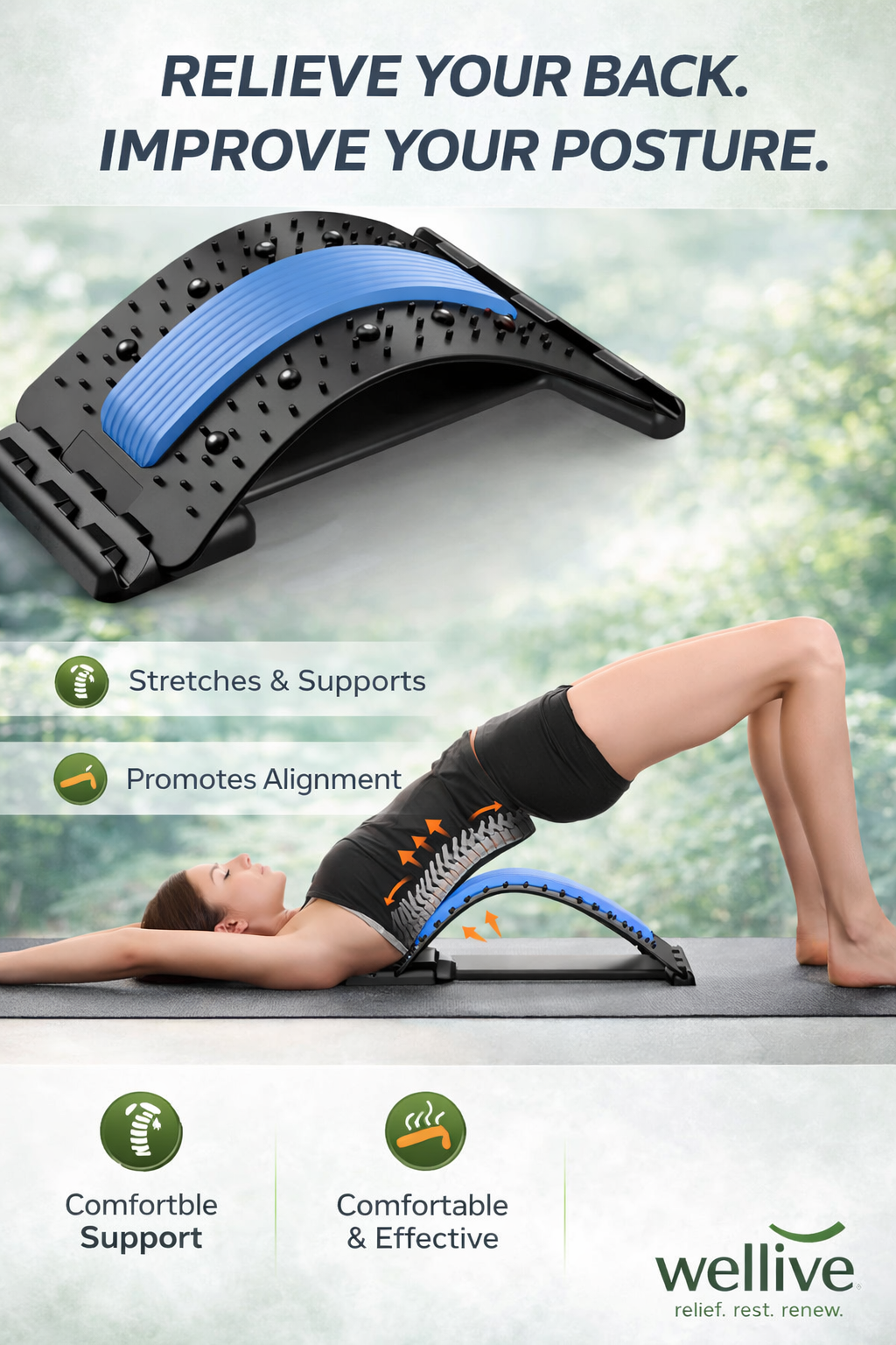 Adjustable Back Strecher