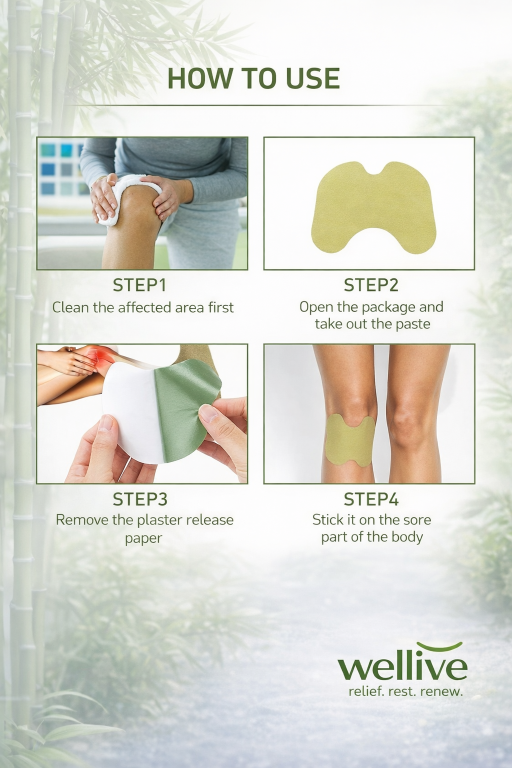 Herbal Knee Relief Patches