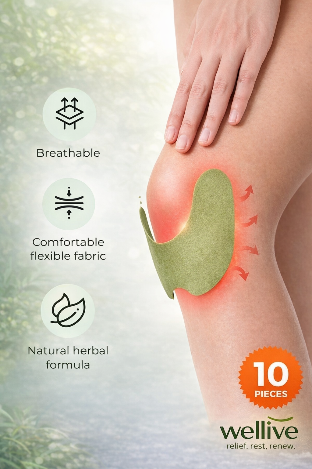 Herbal Knee Relief Patches