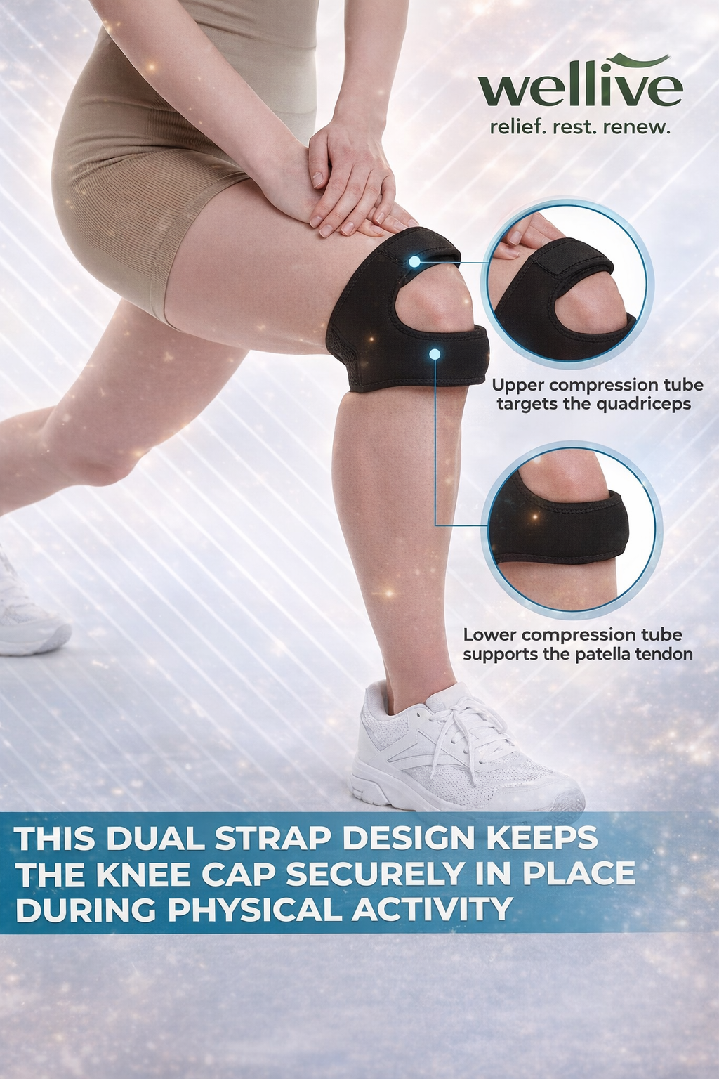 Dual-Support Knee Strap (Pack of 2)